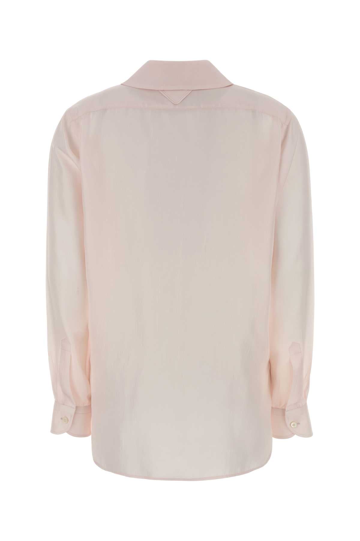 Prada Women Pink Silk Shirt PRADA