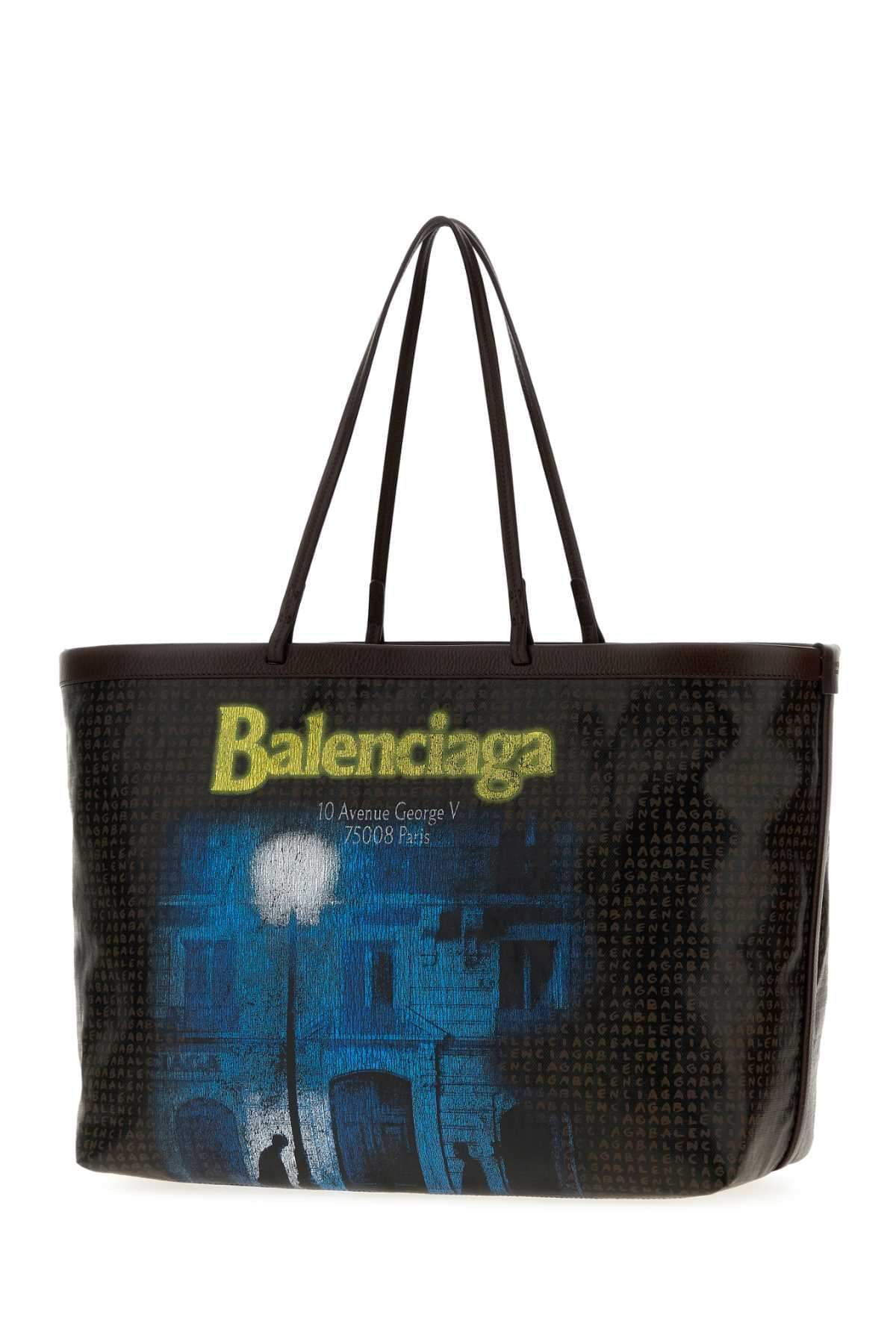Balenciaga Women Printed Canvas Tote Select Shopping Bag BALENCIAGA