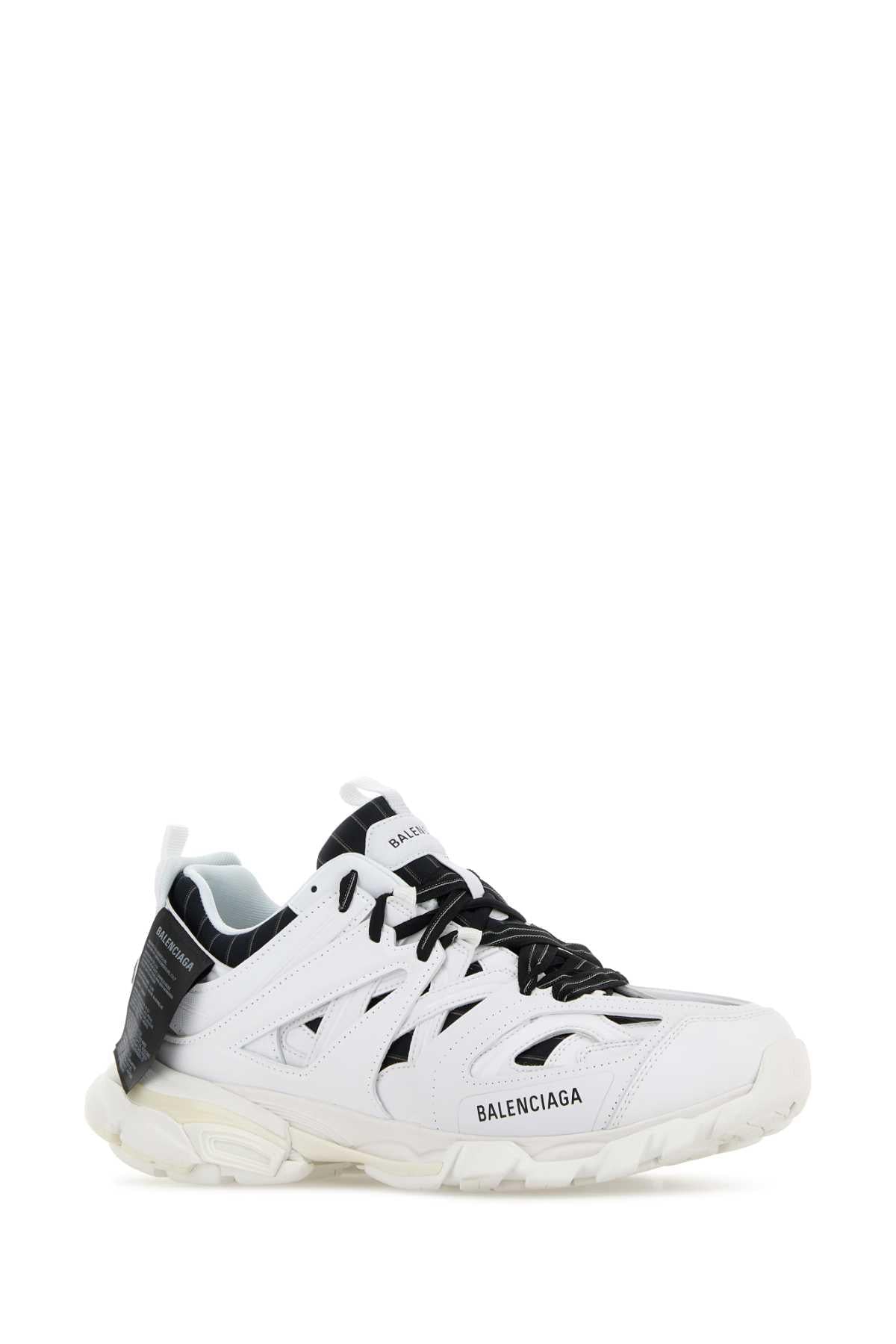 Balenciaga Men White Rubber And Fabric Track Sneakers BALENCIAGA