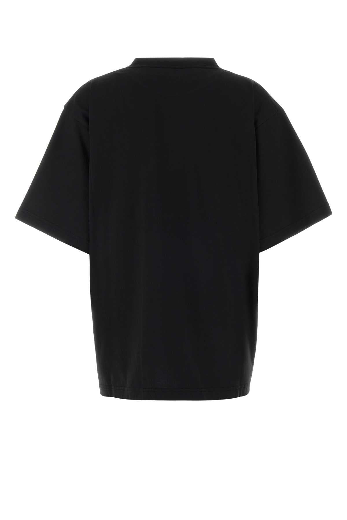 Balenciaga Women Black Cotton Oversize T-Shirt BALENCIAGA