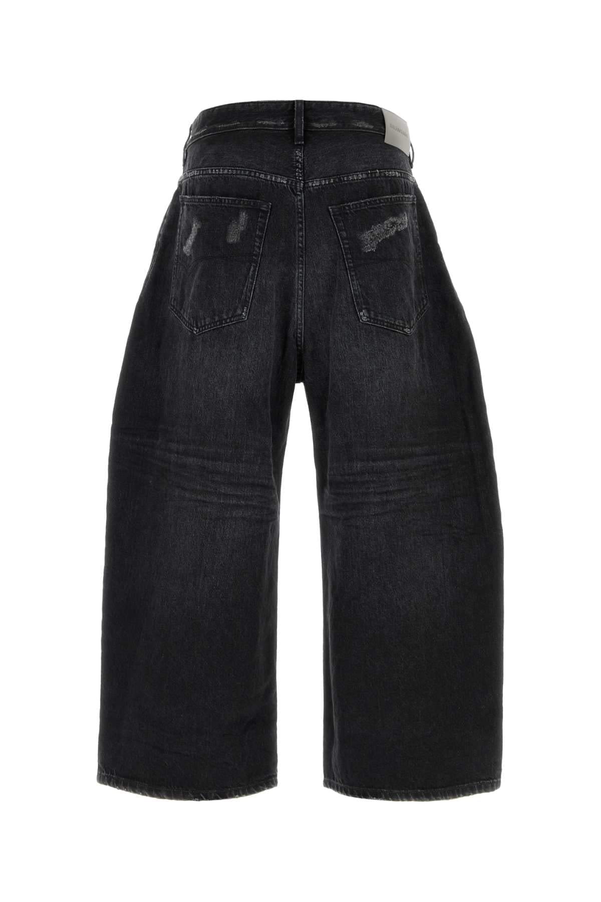 Balenciaga Men Black Denim Jeans BALENCIAGA