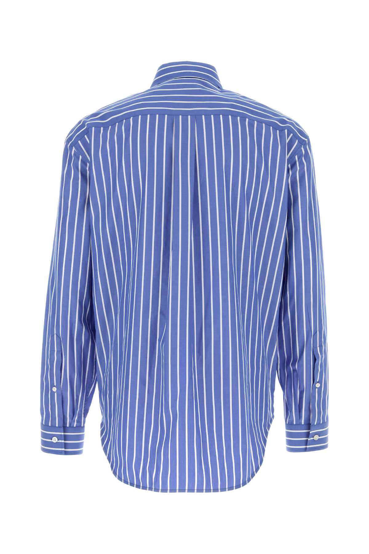Balenciaga Men Embroidered Poplin Shirt BALENCIAGA