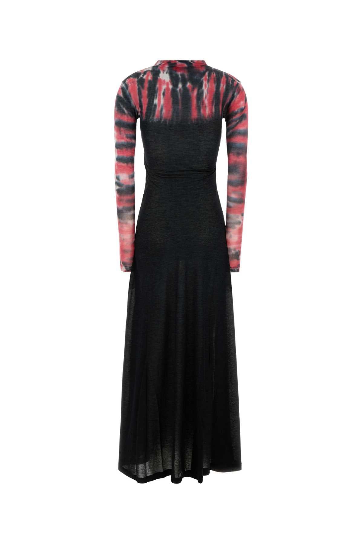 Balenciaga Women Printed Jersey Dress BALENCIAGA