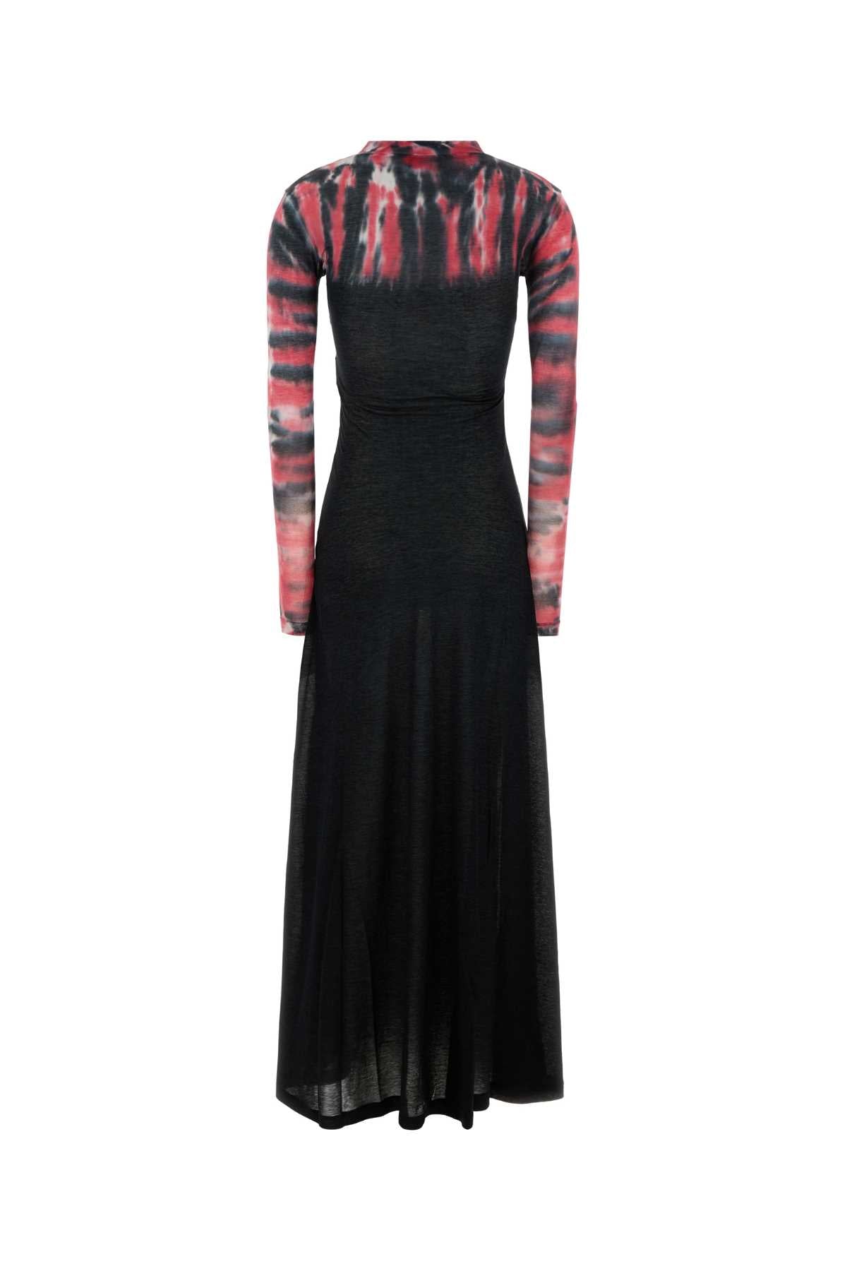Balenciaga Women Printed Jersey Dress BALENCIAGA