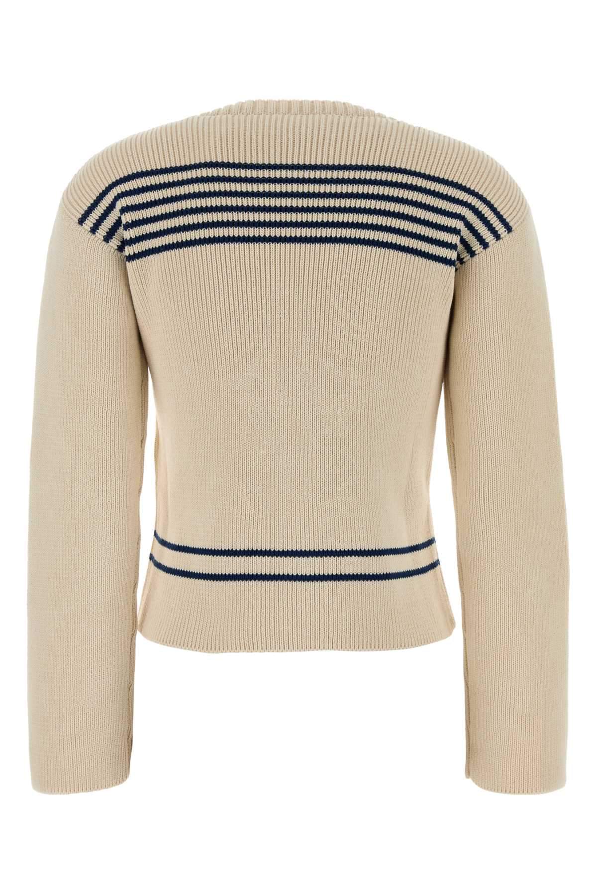 Balenciaga Women Sand Cotton Sweater BALENCIAGA