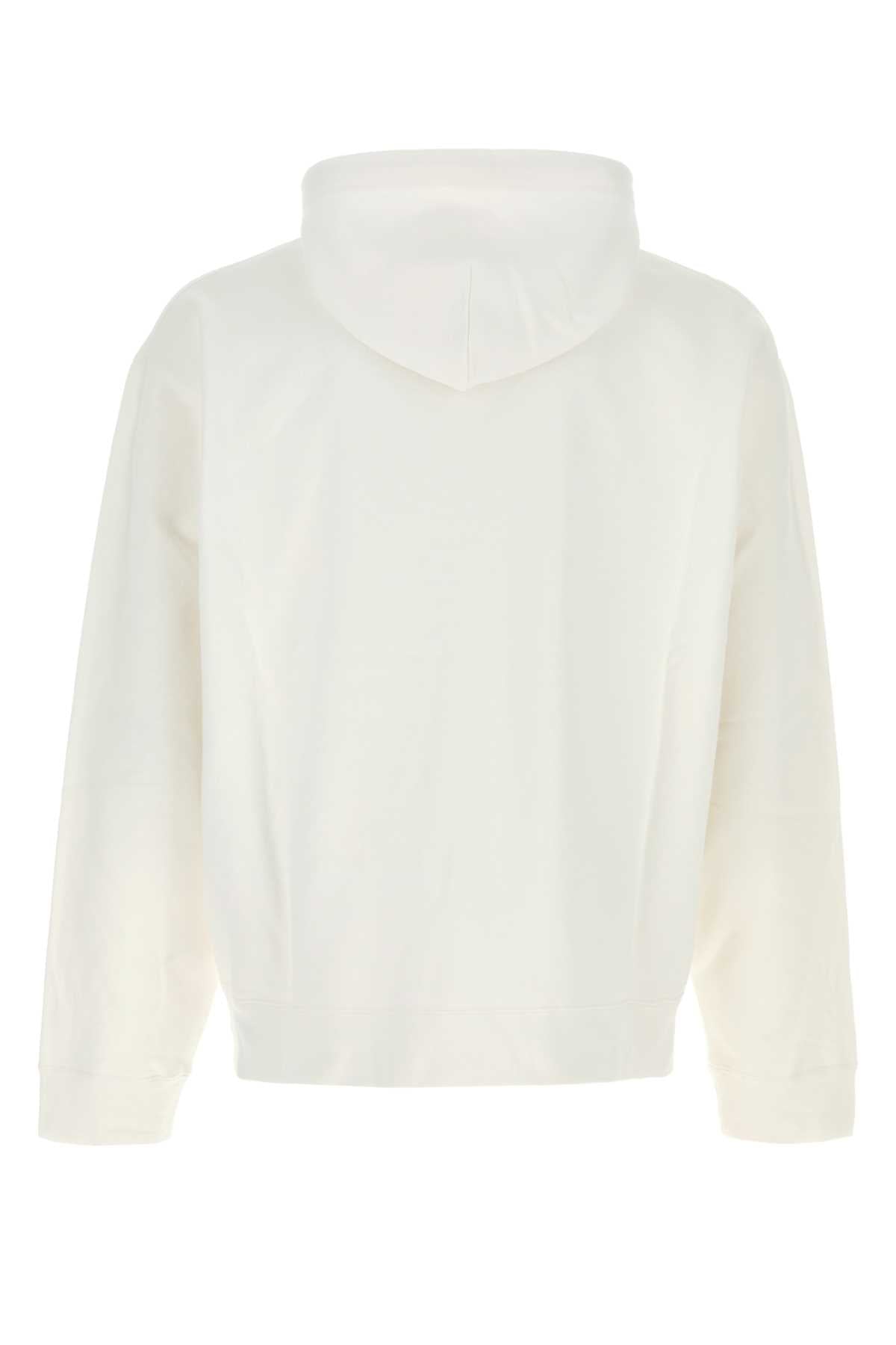 Balenciaga Men White Cotton Oversize Sweatshirt BALENCIAGA