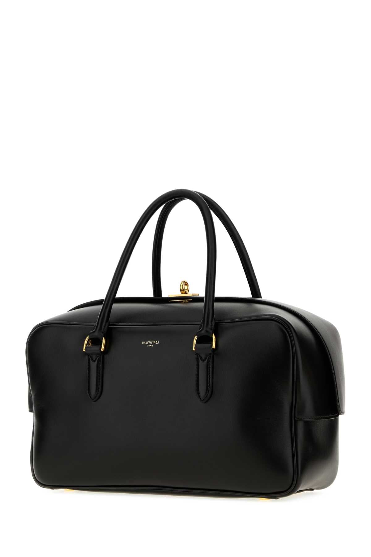 Balenciaga Women Black Leather Medium Le 7 Handbag BALENCIAGA