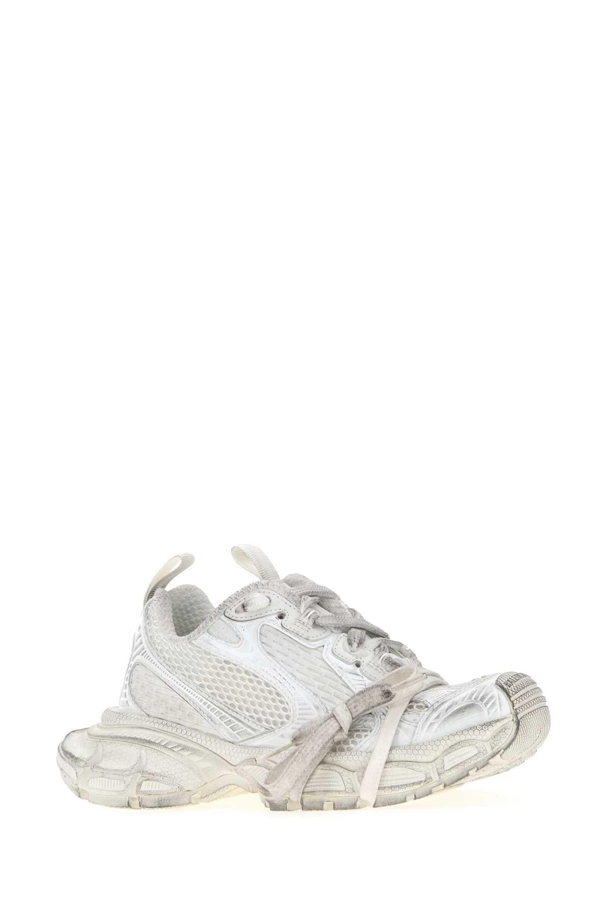 Balenciaga Women White Mesh And Rubber 3Xl Sneakers BALENCIAGA