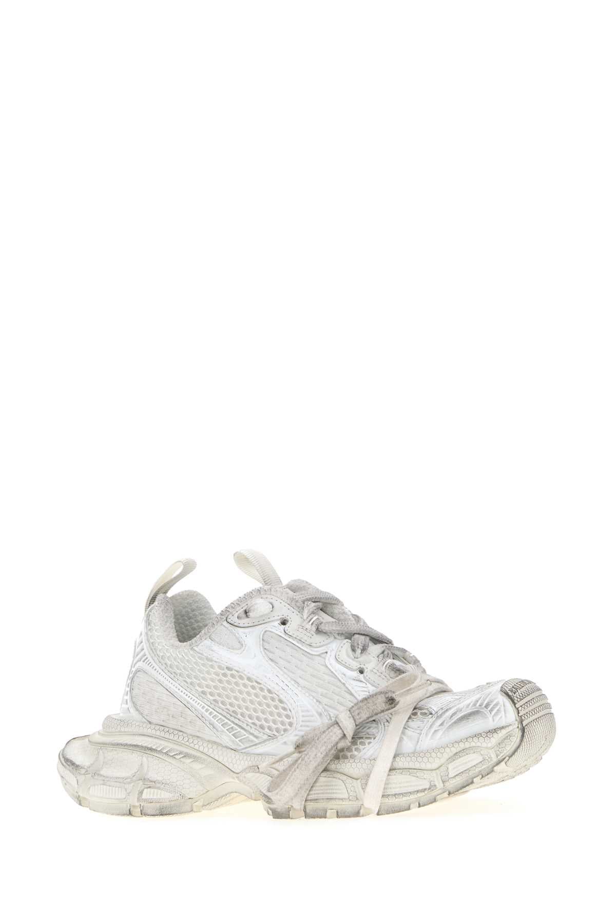 Balenciaga Women White Mesh And Rubber 3Xl Sneakers BALENCIAGA
