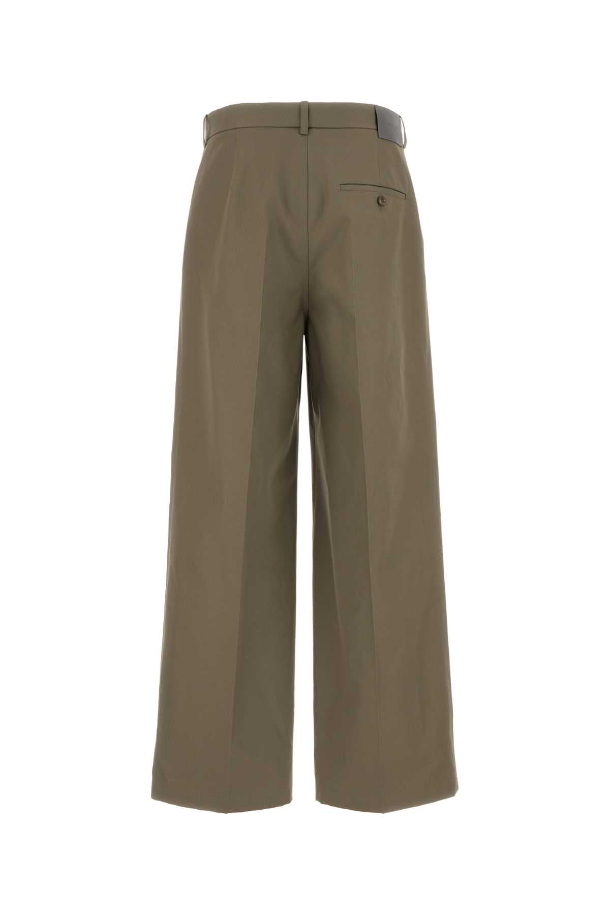 Balenciaga Men Khaki Twill Chino Pant BALENCIAGA