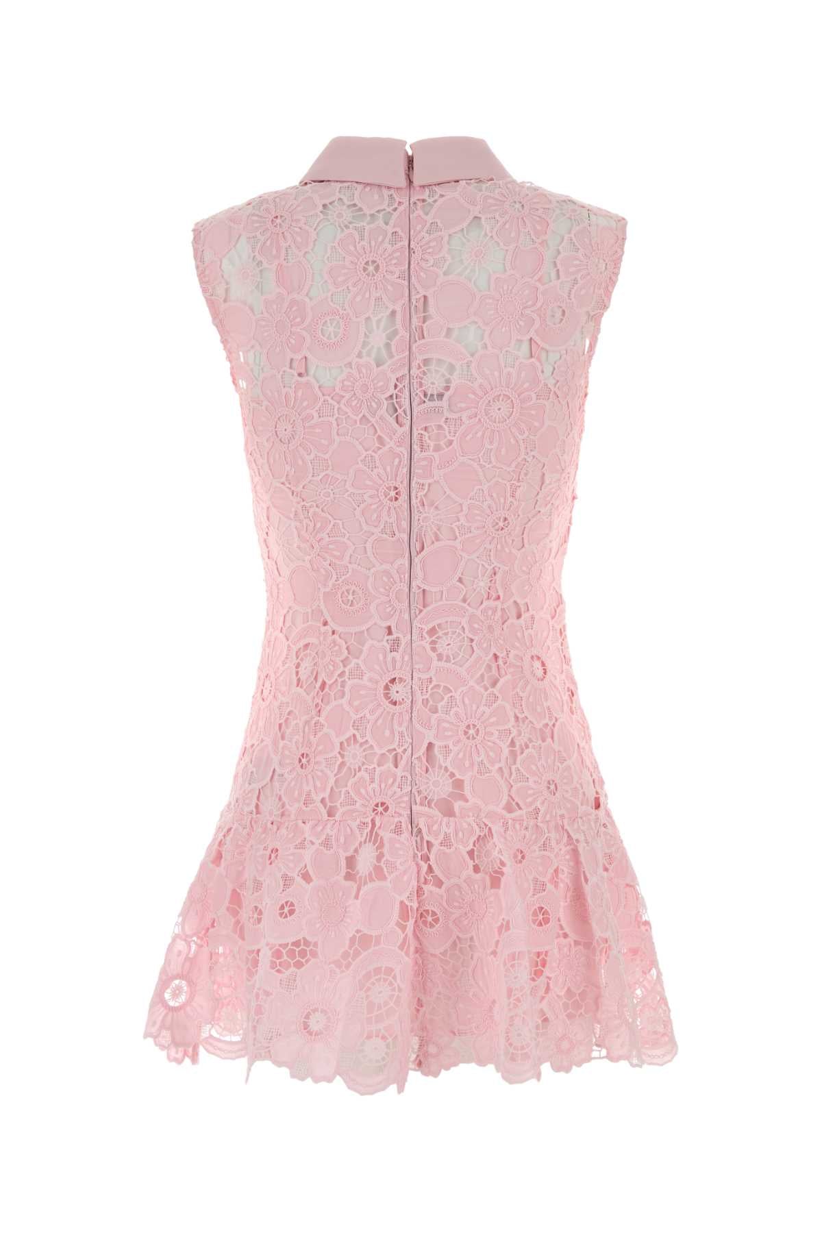 Self Portrait Women Pink Lace Mini Dress SELF-PORTRAIT