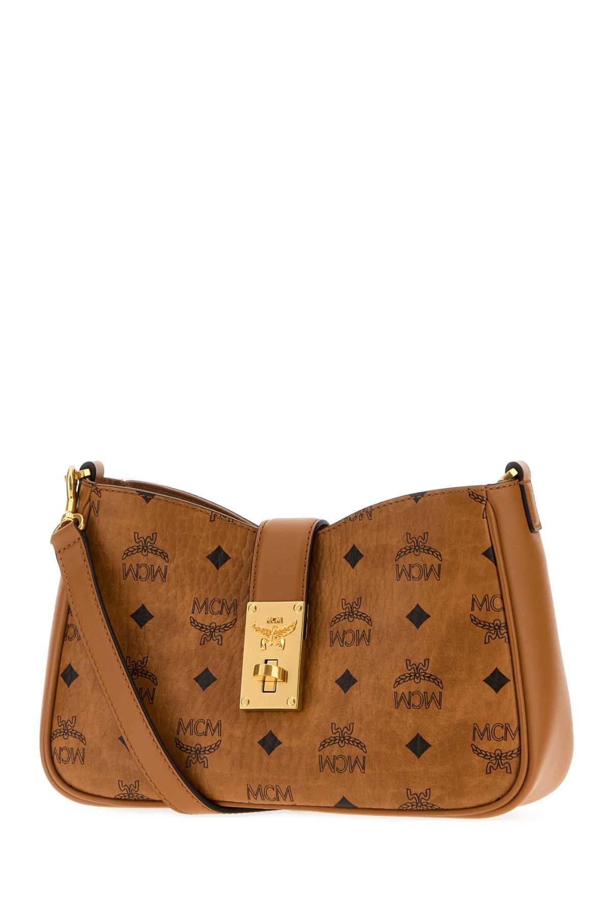 Mcm Unisex Printed Canvas Tracy Crossbody Bag MCM