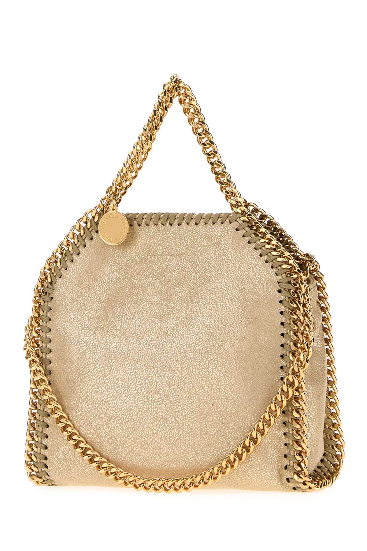 Stella Mccartney Women Sand Shaggy Deer Micro Falabella Handbag STELLA MCCARTNEY