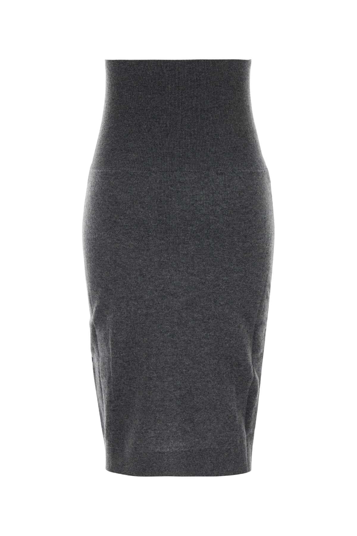 Stella Mccartney Women Grey Wool Skirt STELLA MCCARTNEY