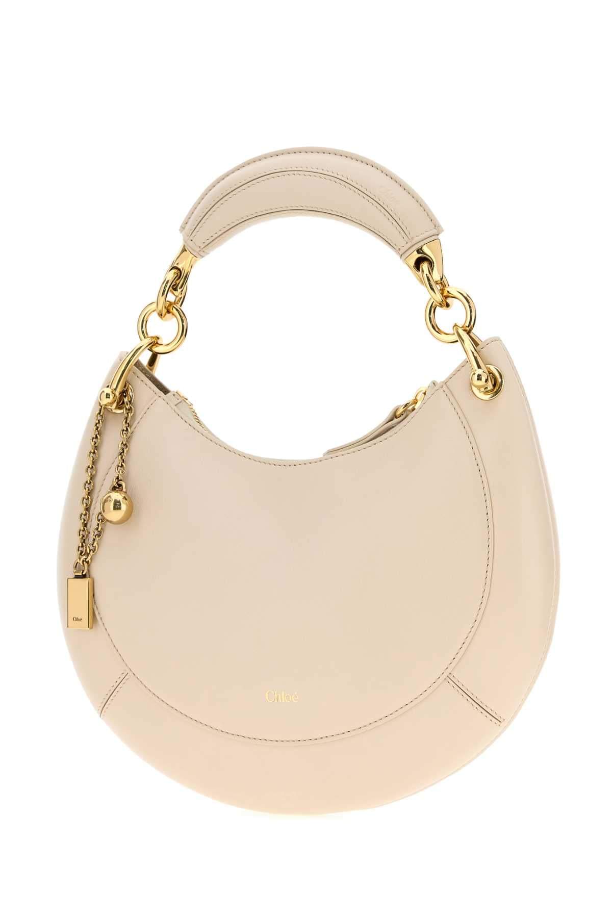 Chloe Women Sand Leather Chloe Banana Handbag CHLOE