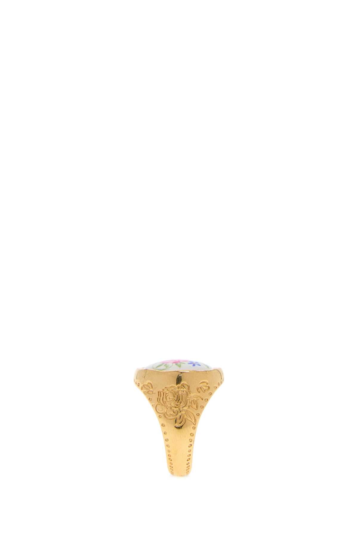 Chloe Women Gold Metal Chloe Bloomcraft Ring CHLOE