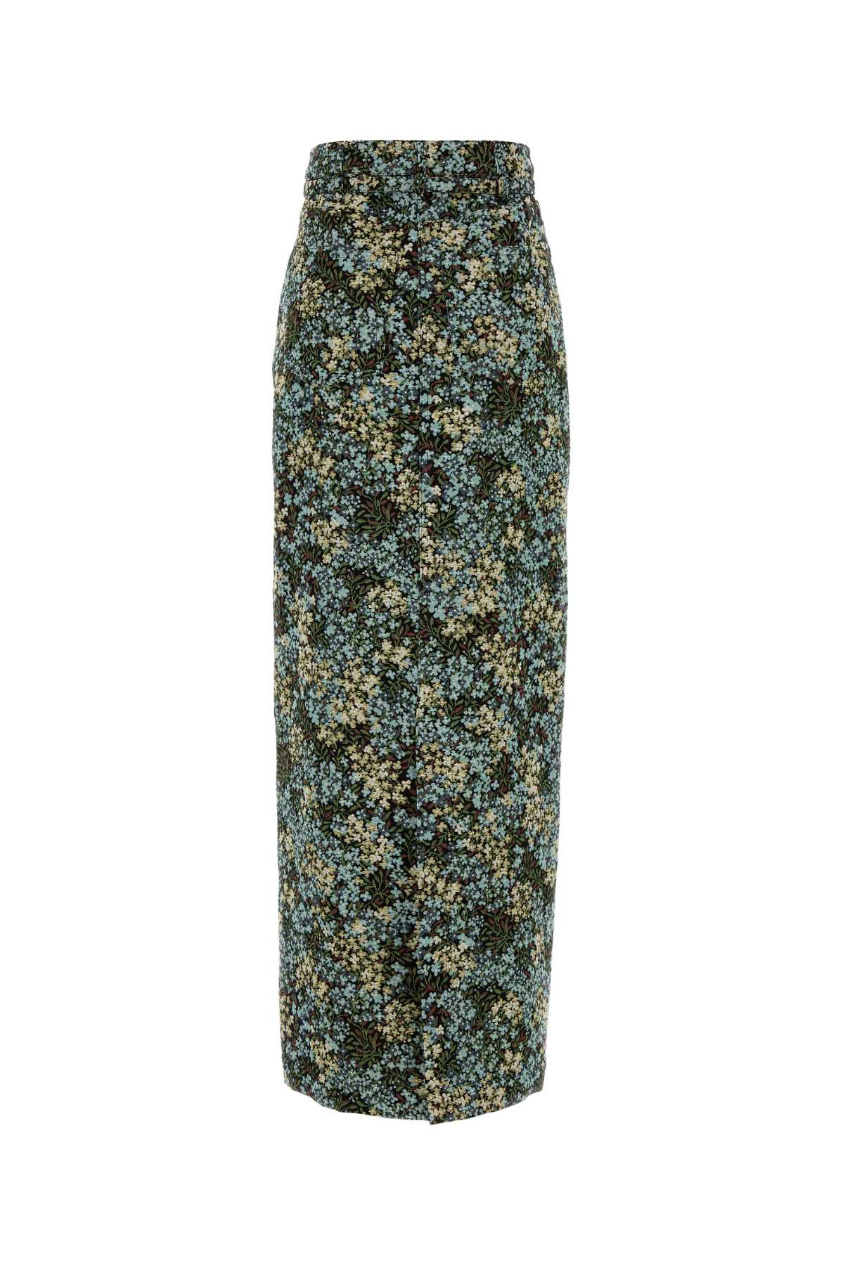 Dries Van Noten Women Embroidered Canvas Skirt DRIES VAN NOTEN