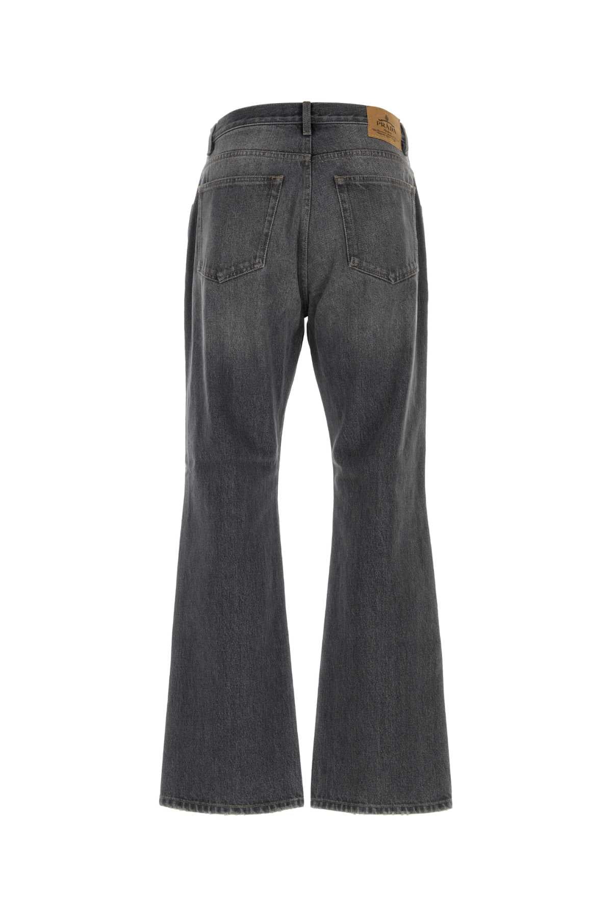 Prada Men Dark Grey Denim Jeans PRADA