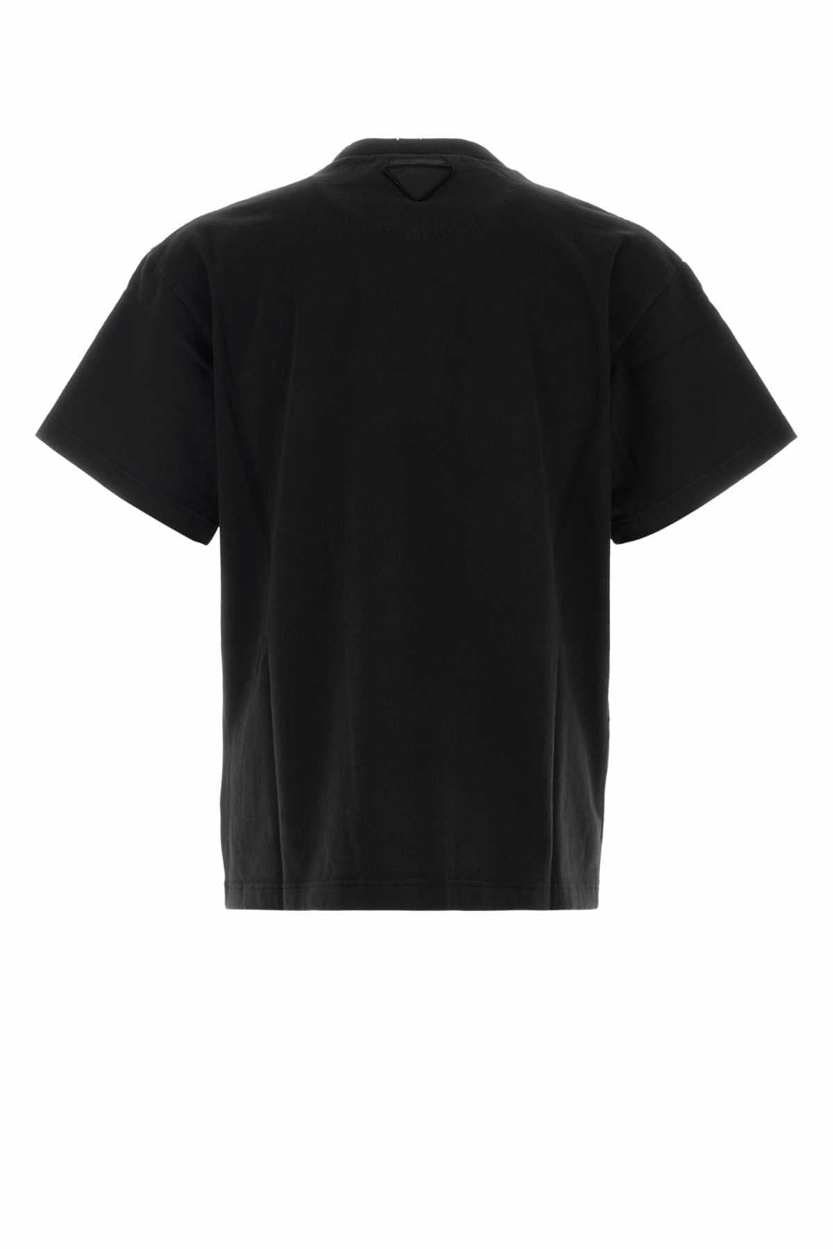 Prada Men Black Cotton T-Shirt PRADA