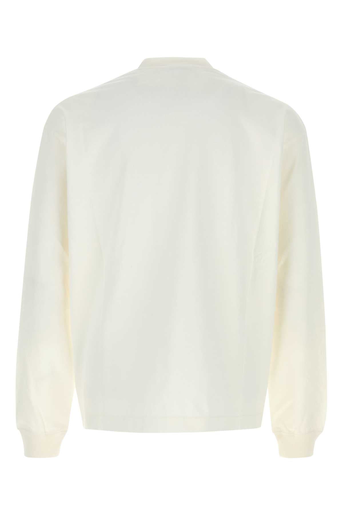 Prada Men White Cotton Sweatshirt PRADA