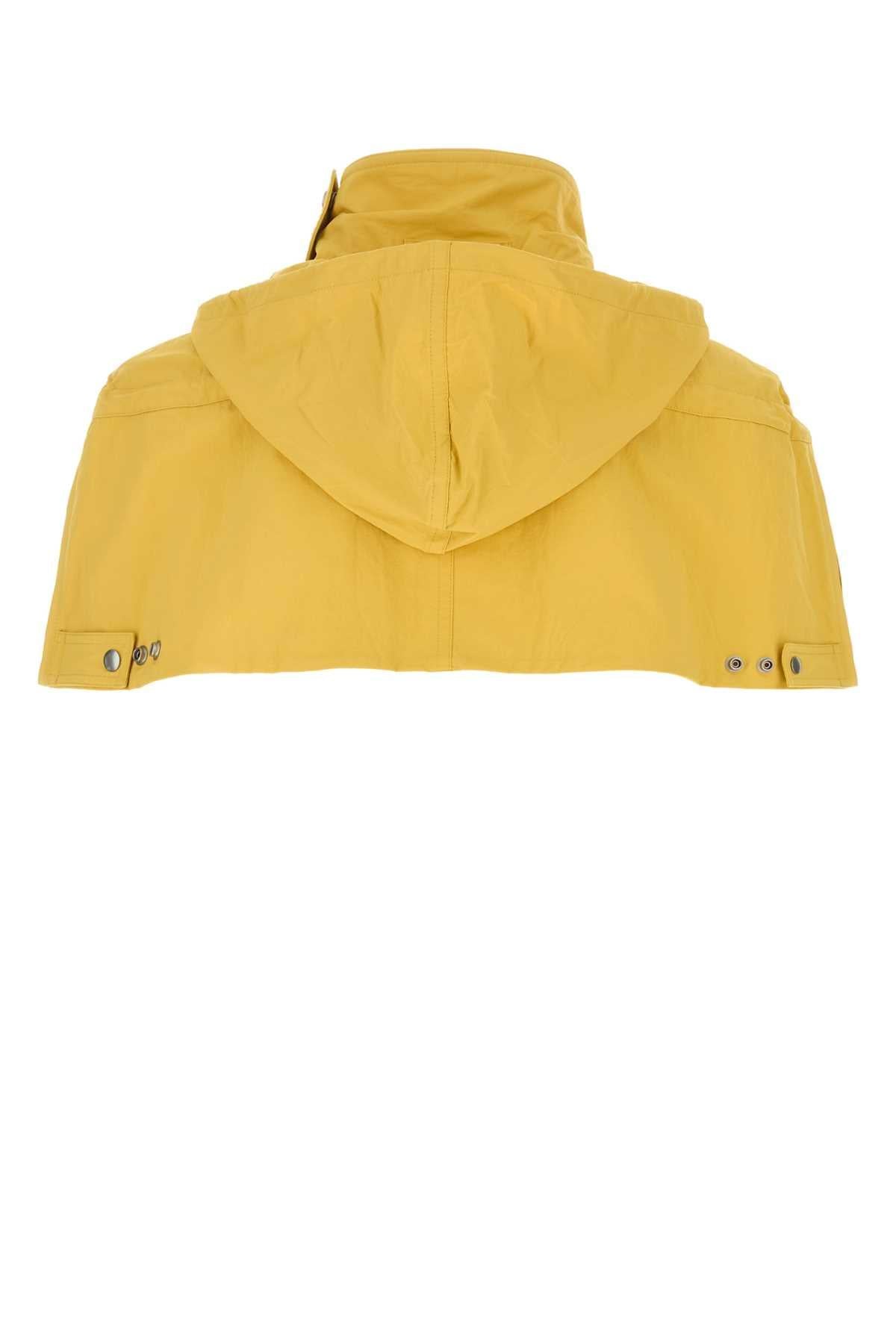 Prada Men Yellow Nylon Cape PRADA