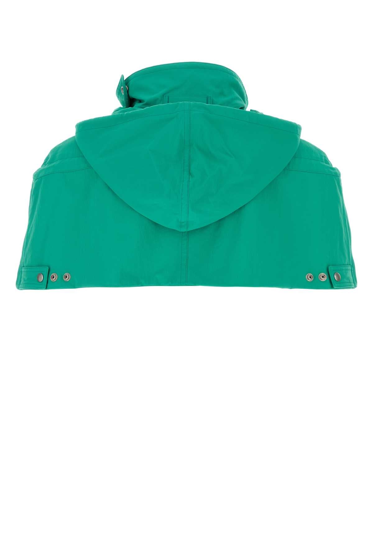 Prada Men Green Nylon Cape PRADA