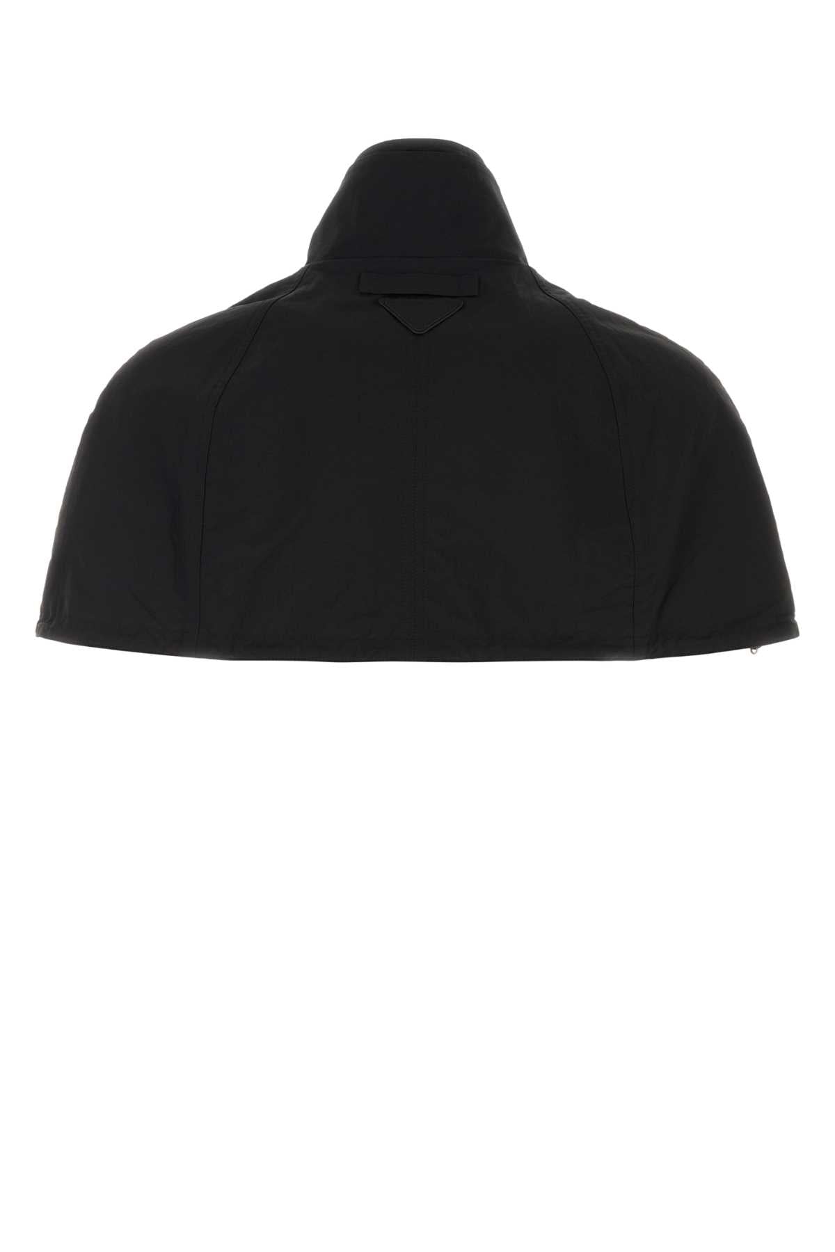 Prada Men Black Nylon Cape PRADA