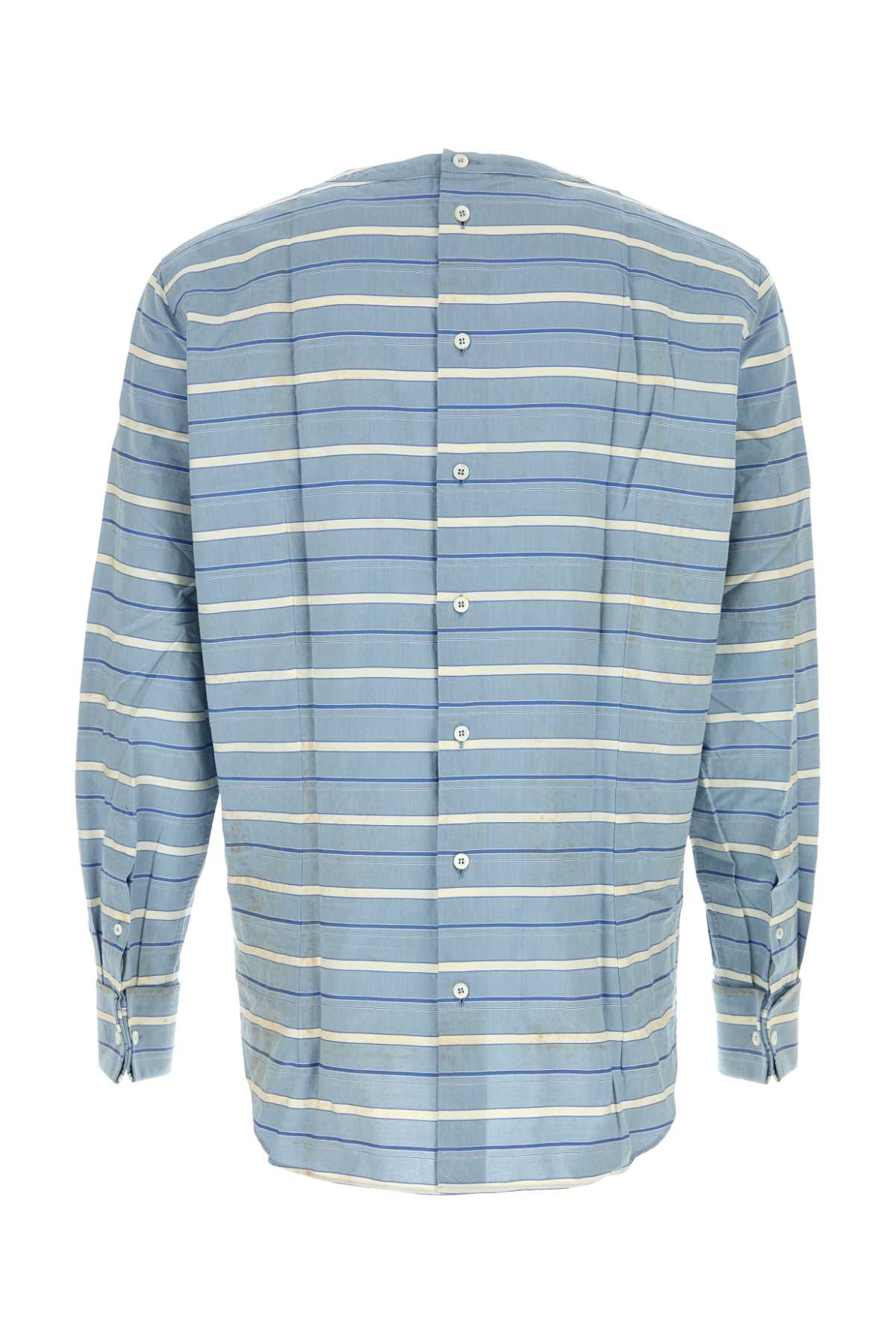 Prada Men Embroidered Chambray Shirt PRADA