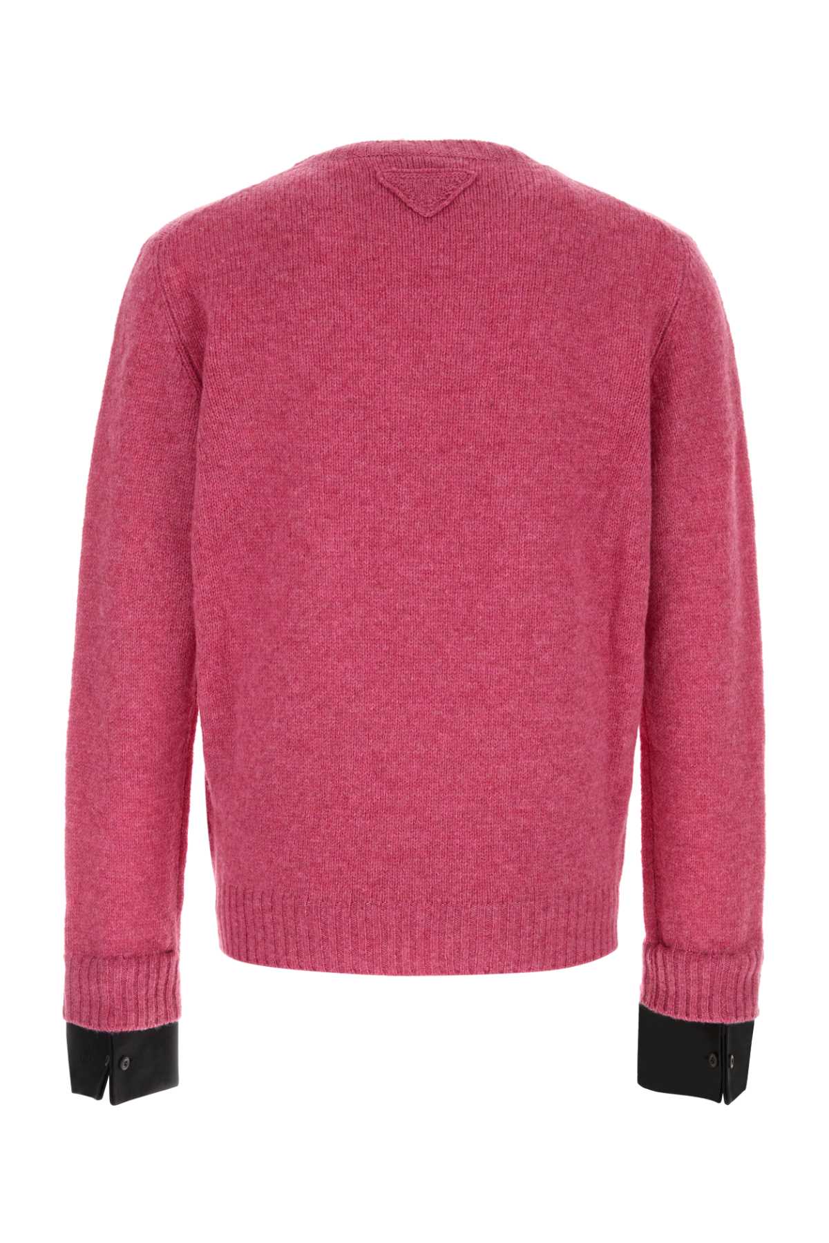 Prada Men Fuchsia Wool Sweater PRADA