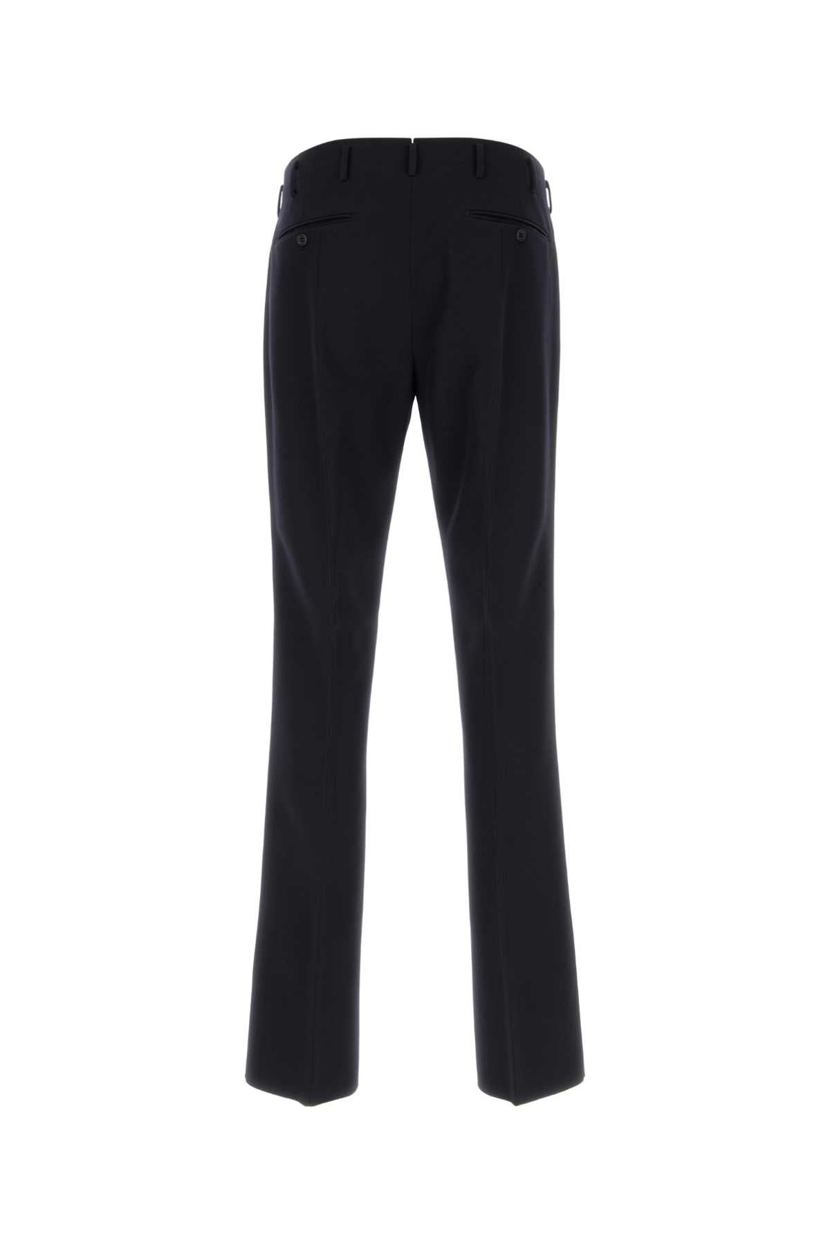 Prada Men Midnight Blue Wool Pant PRADA