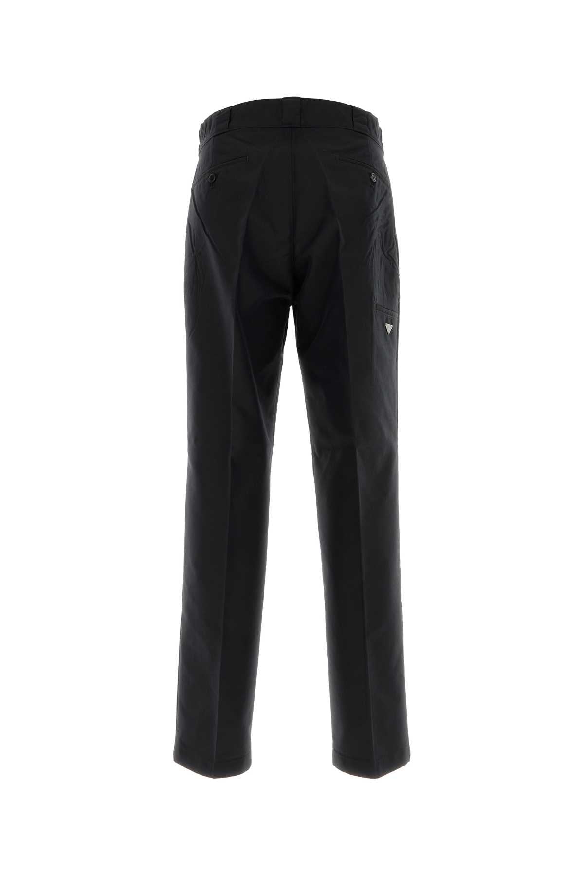 Prada Men Black Canvas Pant PRADA