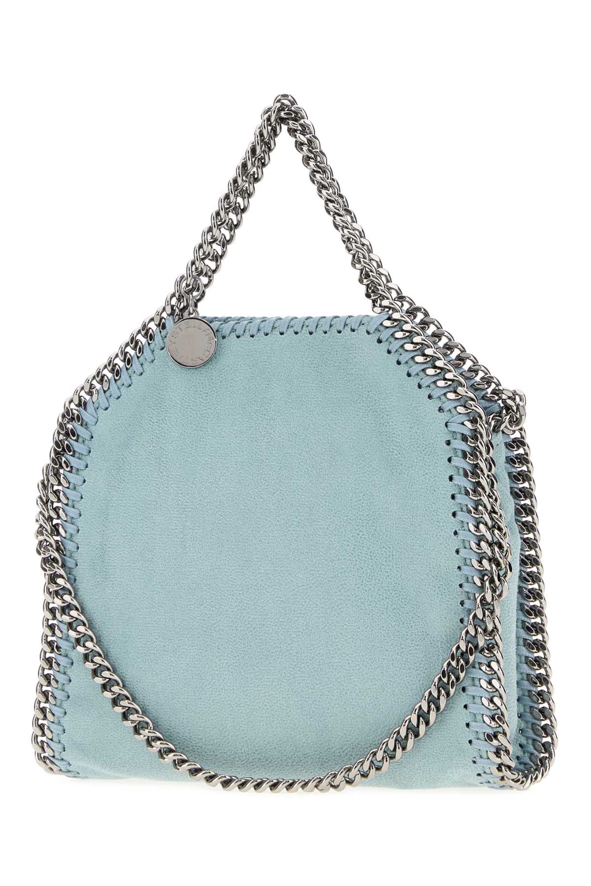 Stella Mccartney Women Light Blue Shaggy Deer Micro Falabella Crossbody Bag STELLA MCCARTNEY