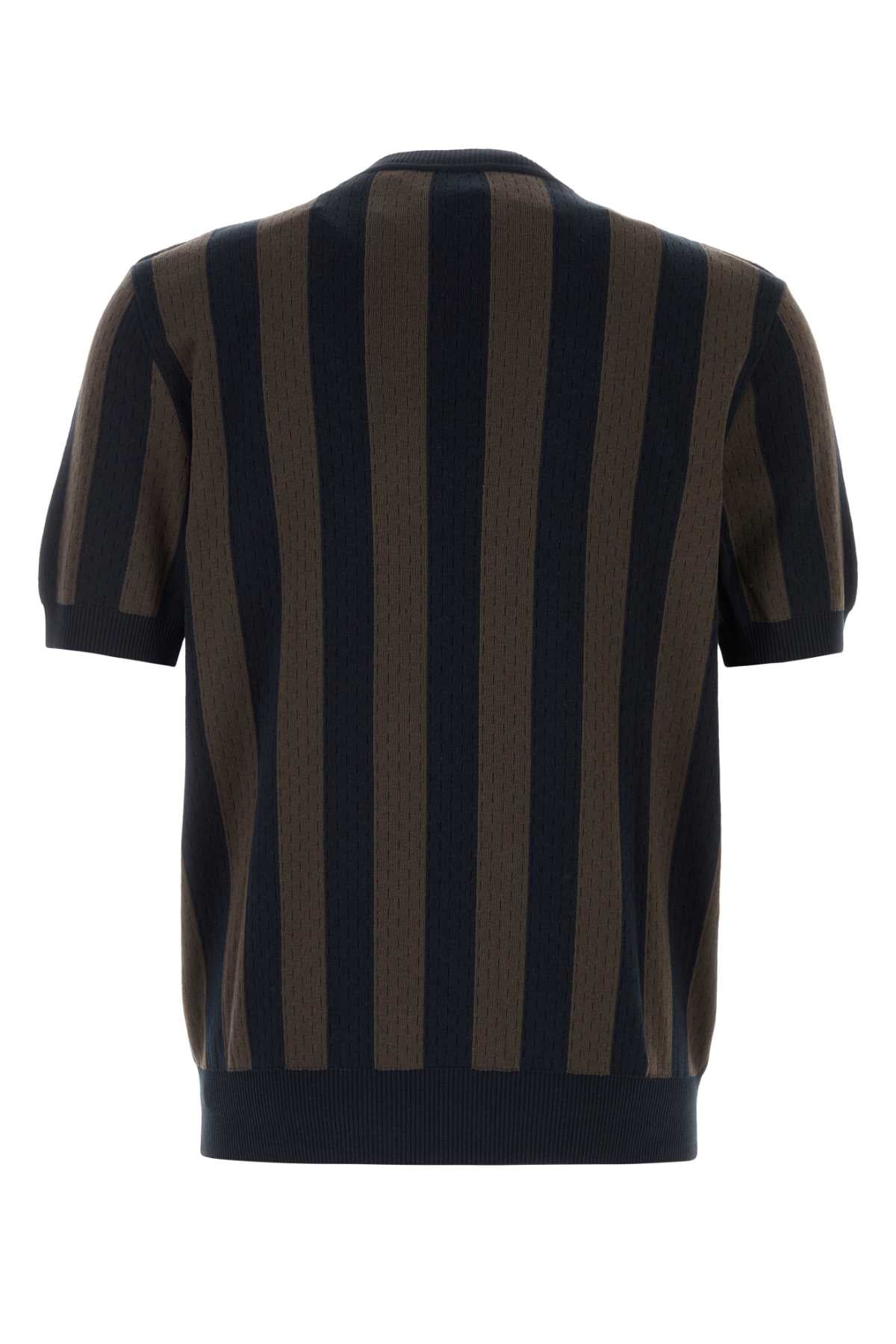 Fendi Men Embroidered Knit T-Shirt FENDI