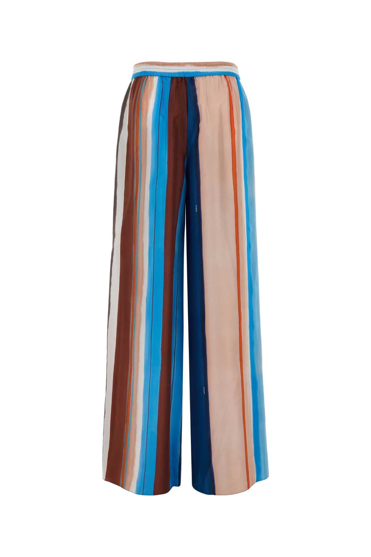 Fendi Women Printed Silk Pant FENDI