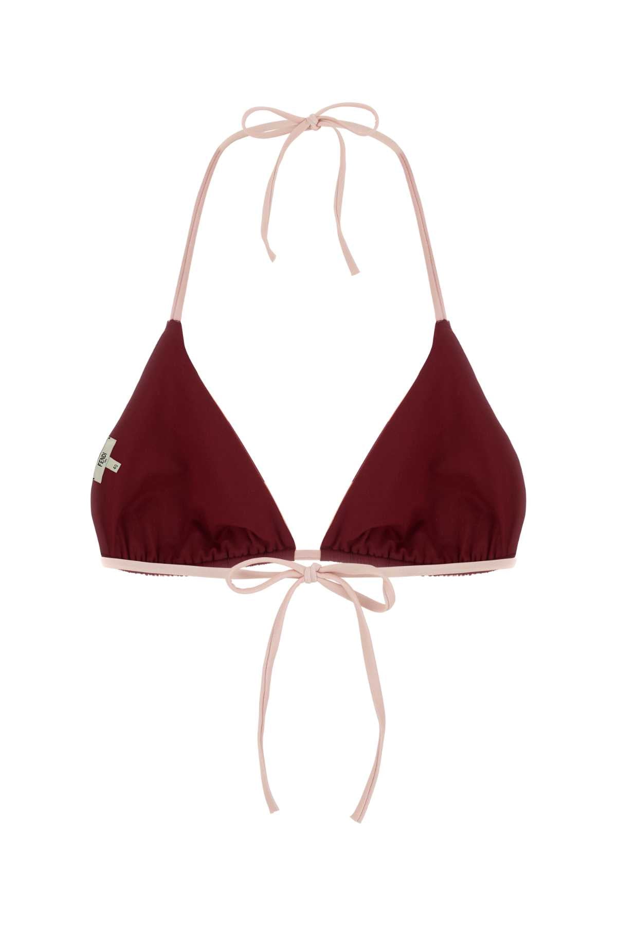 Fendi Women Printed Lycraâ® Bikini Top FENDI