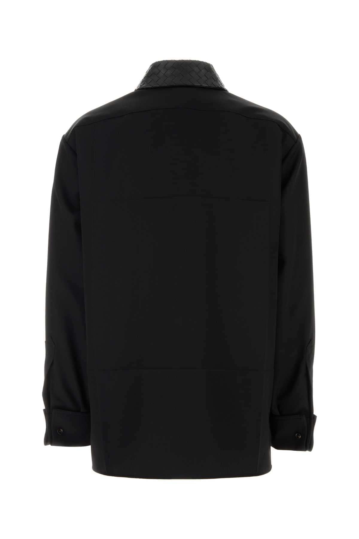 Bottega Veneta Women Black Wool Shirt BOTTEGA VENETA