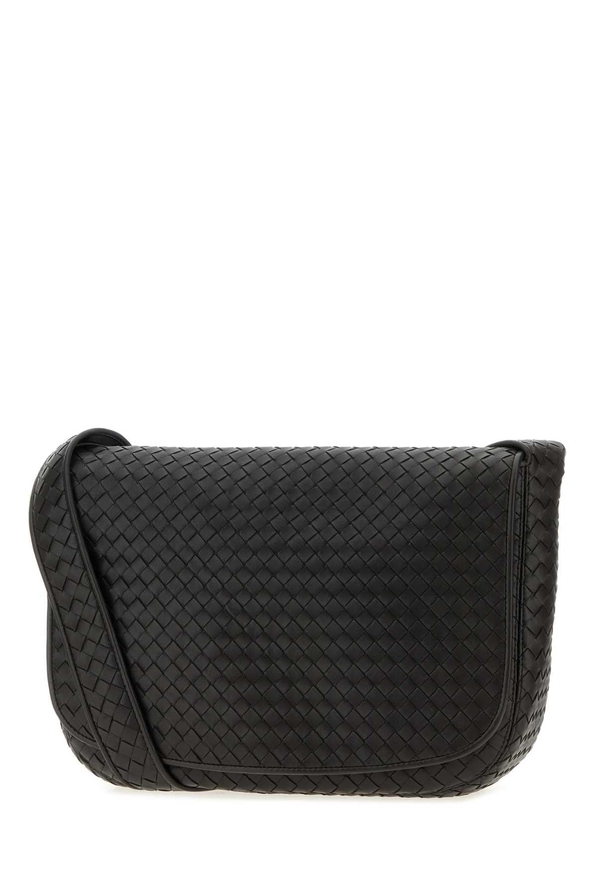 Bottega Veneta Men Dark Brown Leather Crossbody Bag BOTTEGA VENETA