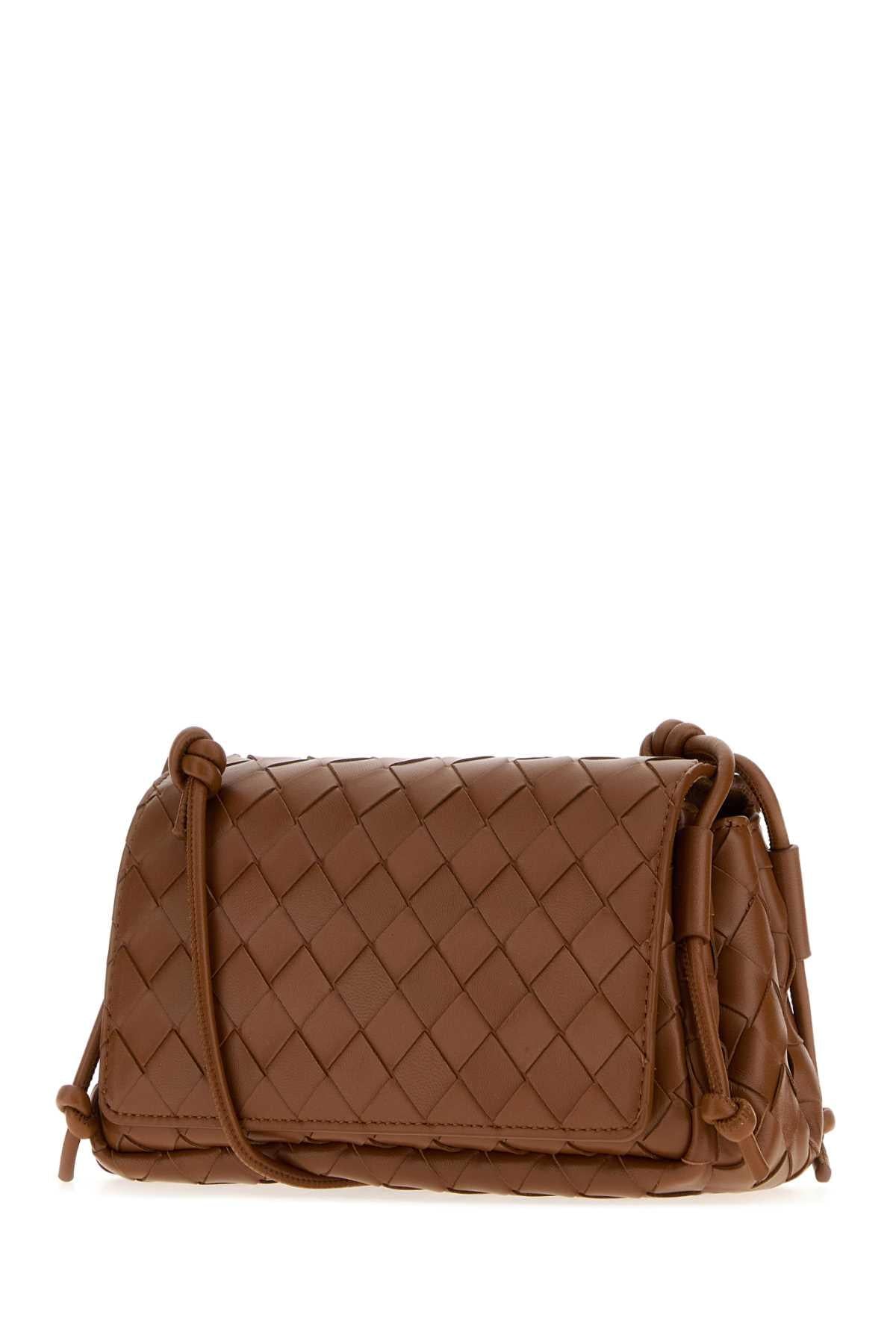 Bottega Veneta Women Brown Nappa Leather Notturno Crossbody Bag BOTTEGA VENETA