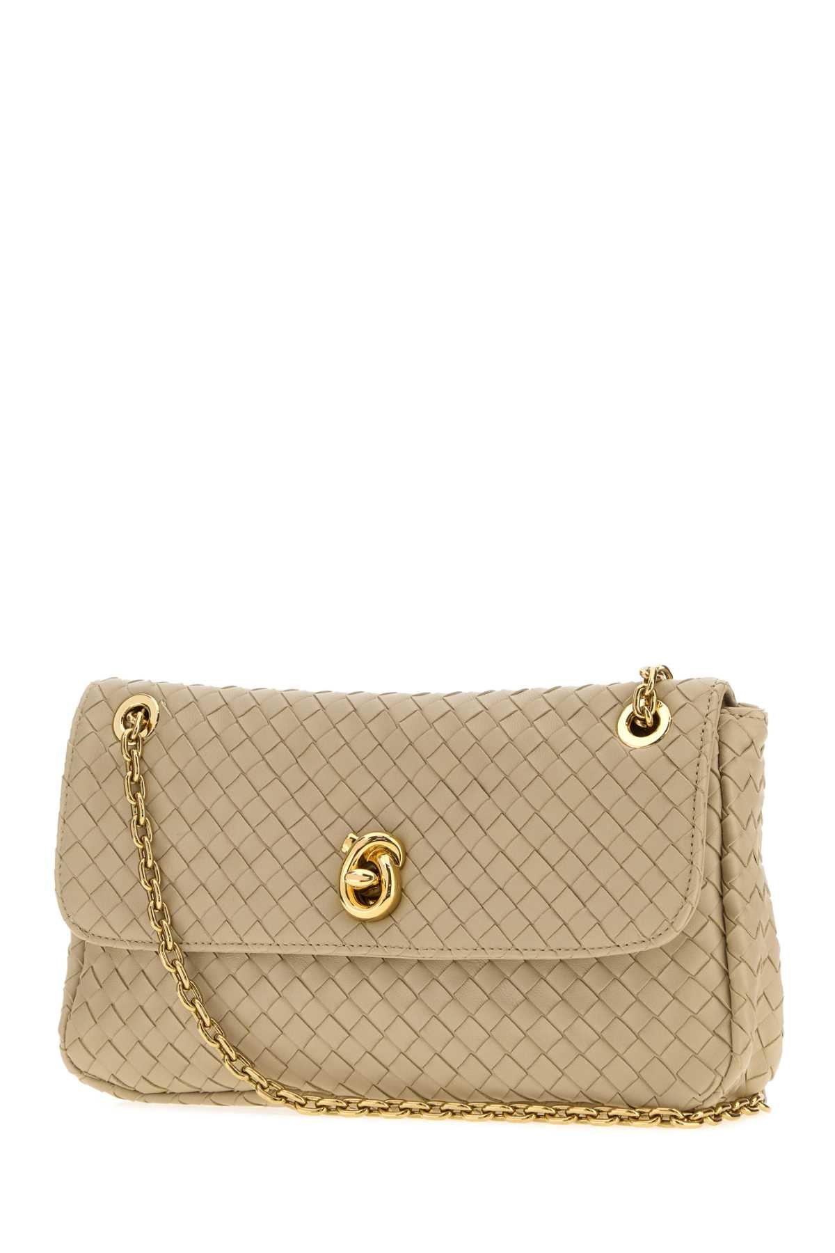 Bottega Veneta Women Beige Leather Madison Shoulder Bag BOTTEGA VENETA