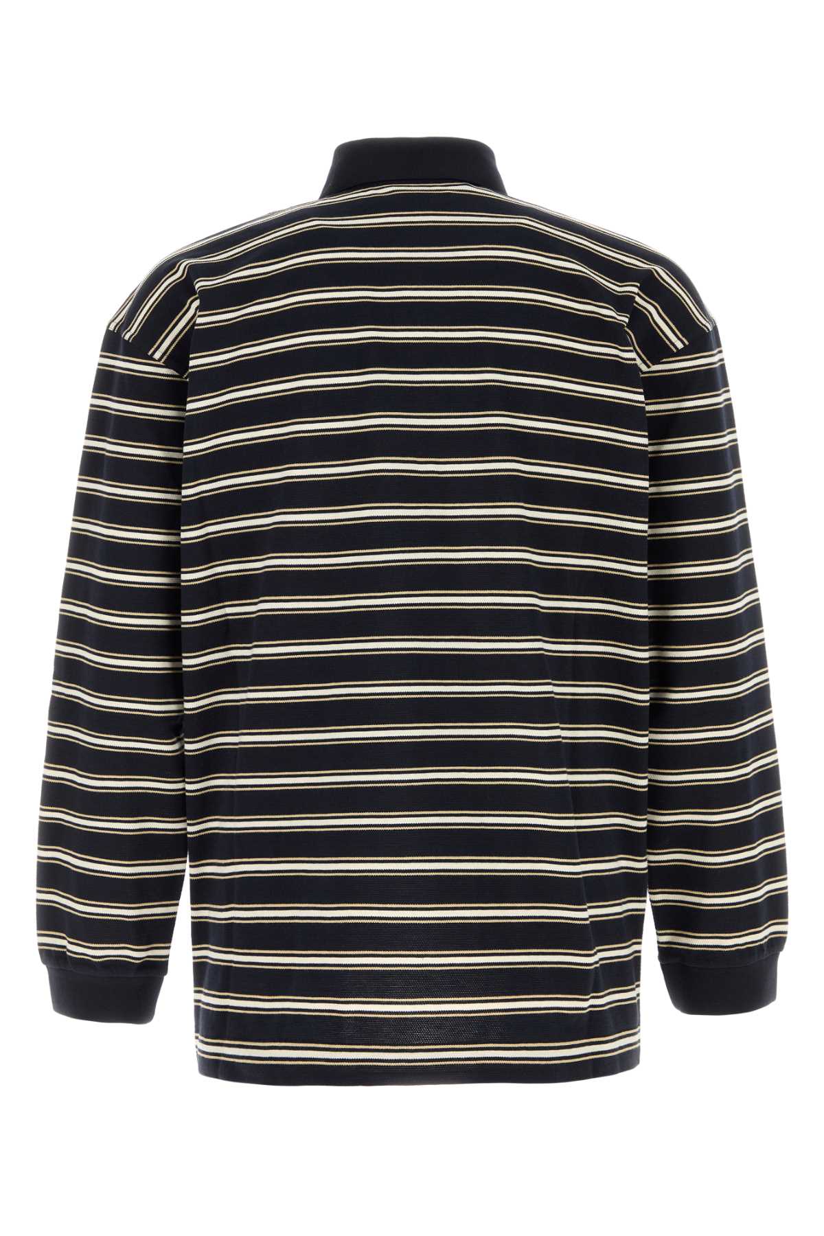 Bottega Veneta Men Embroidered Piquet Oversize Polo Shirt BOTTEGA VENETA