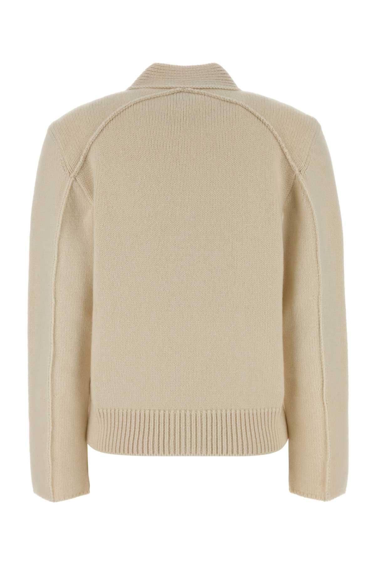 Bottega Veneta Women Ivory Wool Blend Cardigan BOTTEGA VENETA