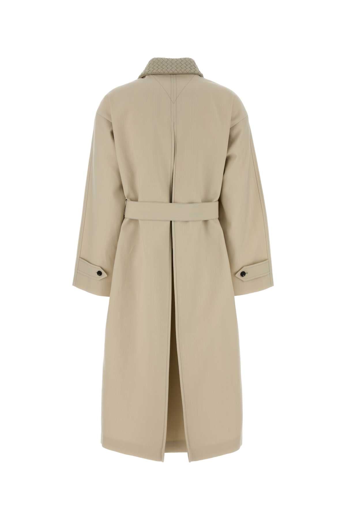Bottega Veneta Women Embroidered Wool Blend Trench Coat BOTTEGA VENETA