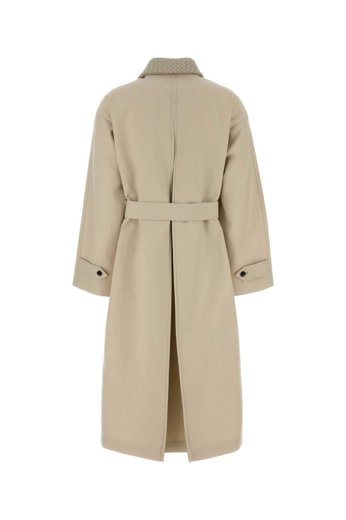 Bottega Veneta Women Embroidered Wool Blend Trench Coat BOTTEGA VENETA