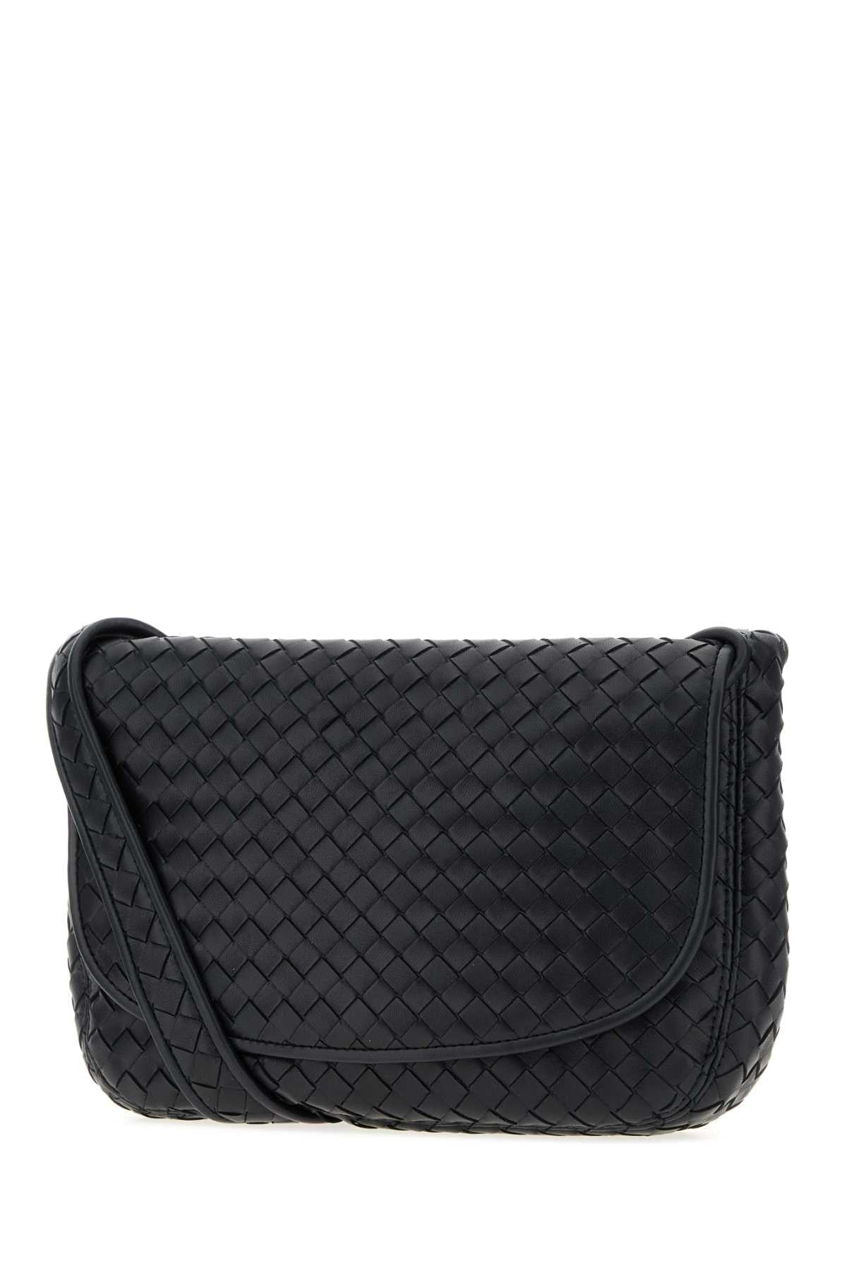 Bottega Veneta Men Midnight Blue Leather Crossbody Bag BOTTEGA VENETA