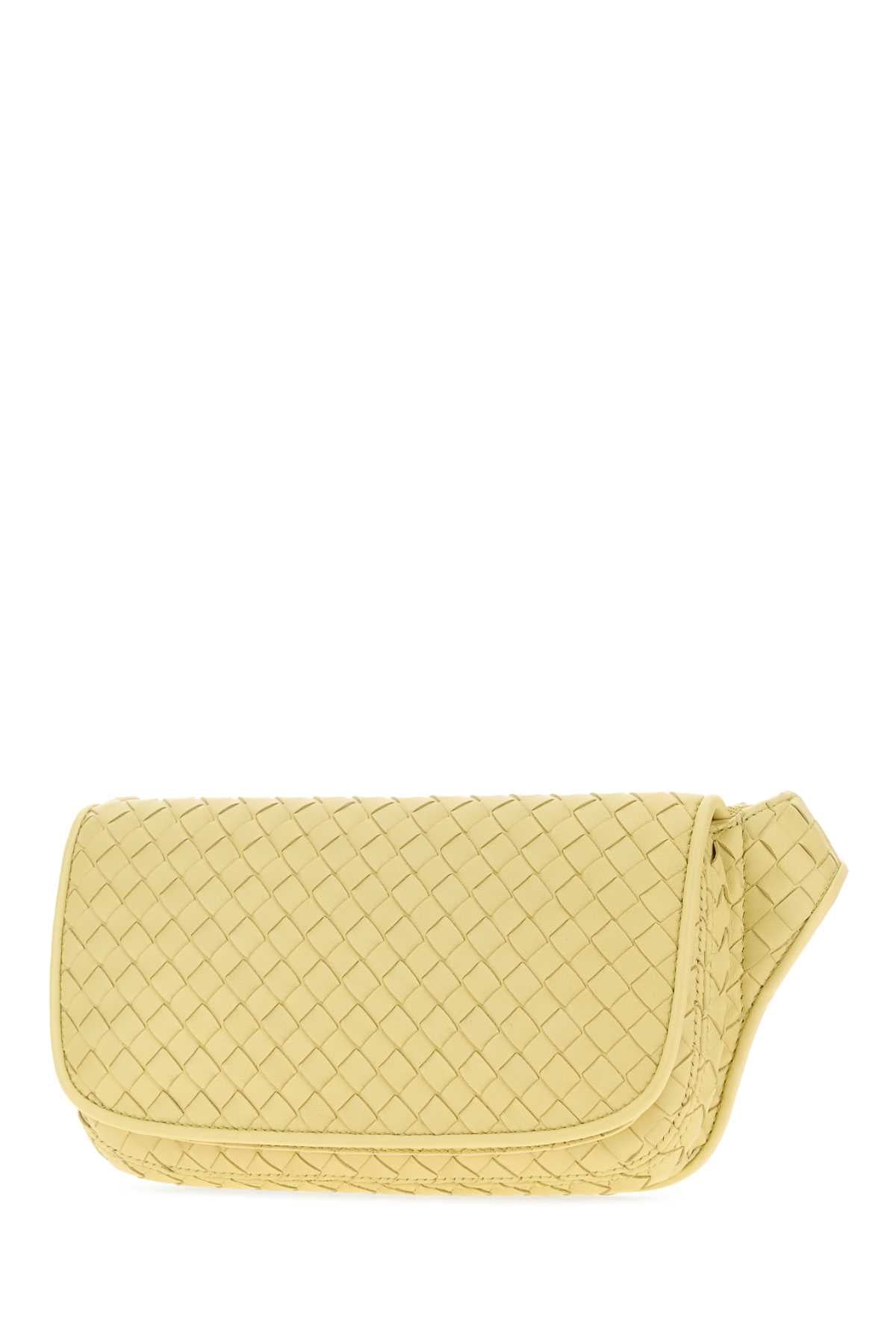 Bottega Veneta Men Yellow Leather Veneto Belt Bag BOTTEGA VENETA