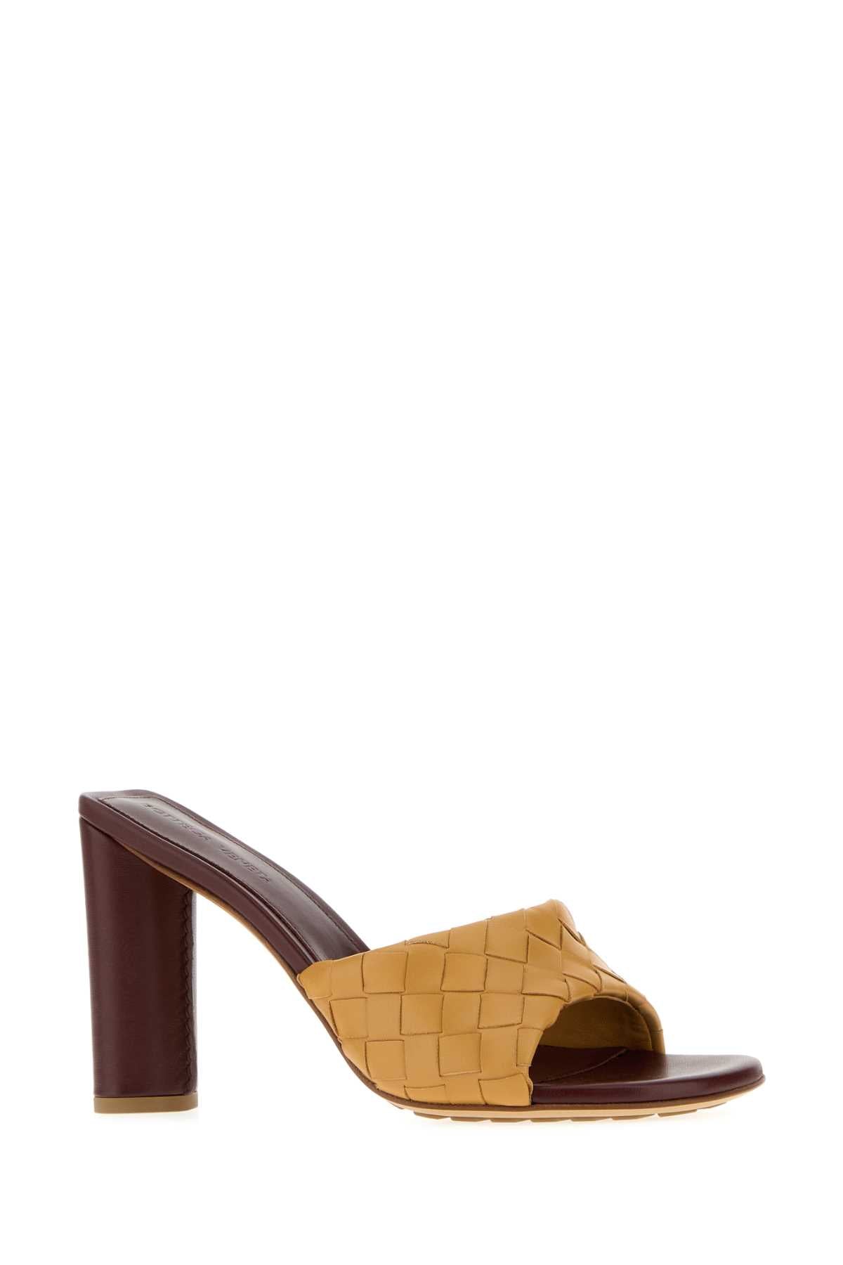 Bottega Veneta Women Two-Tone Leather Livia Mules BOTTEGA VENETA