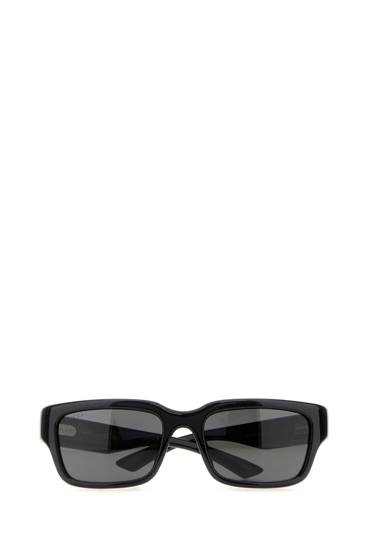 Gucci Men Black Acetate Sunglasses GUCCI
