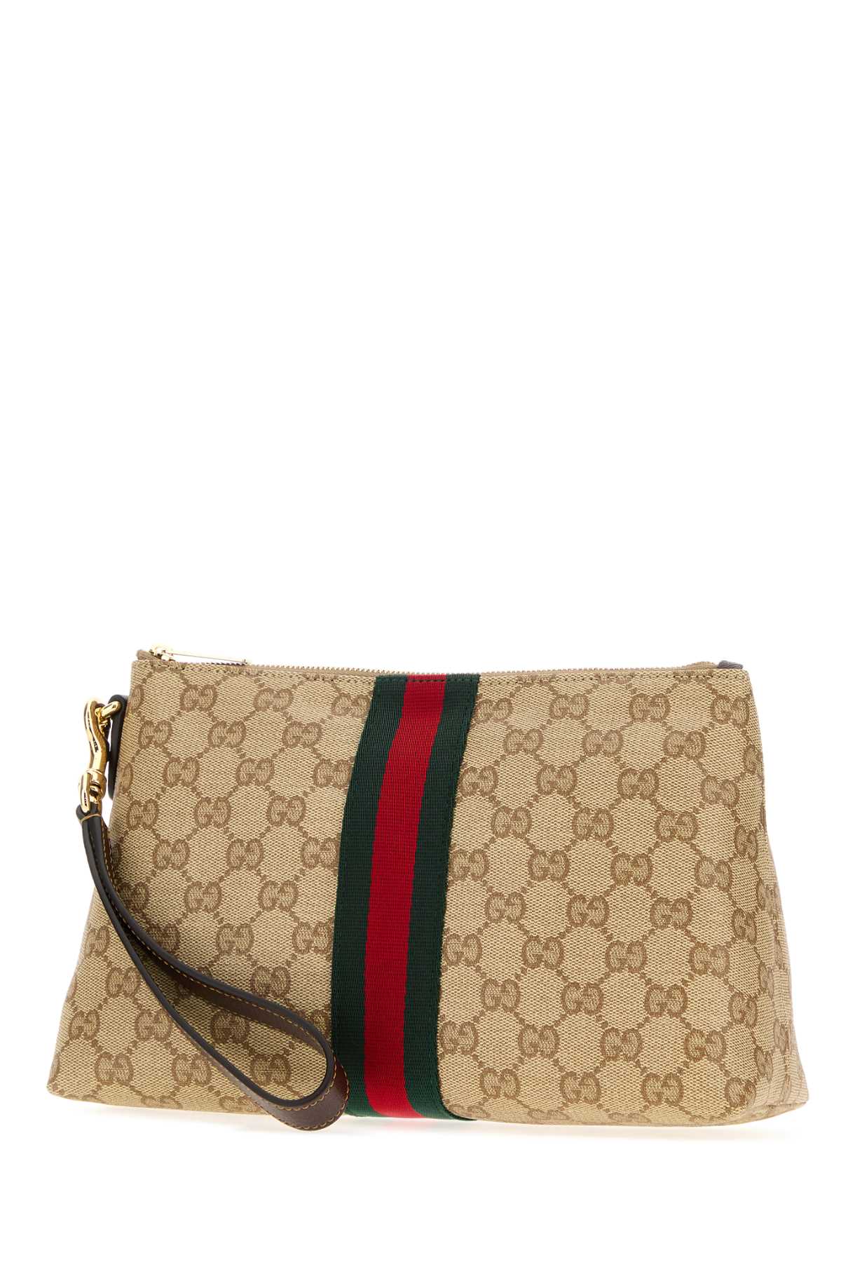 Gucci Men Gg Canvas Small Gg Clutch GUCCI