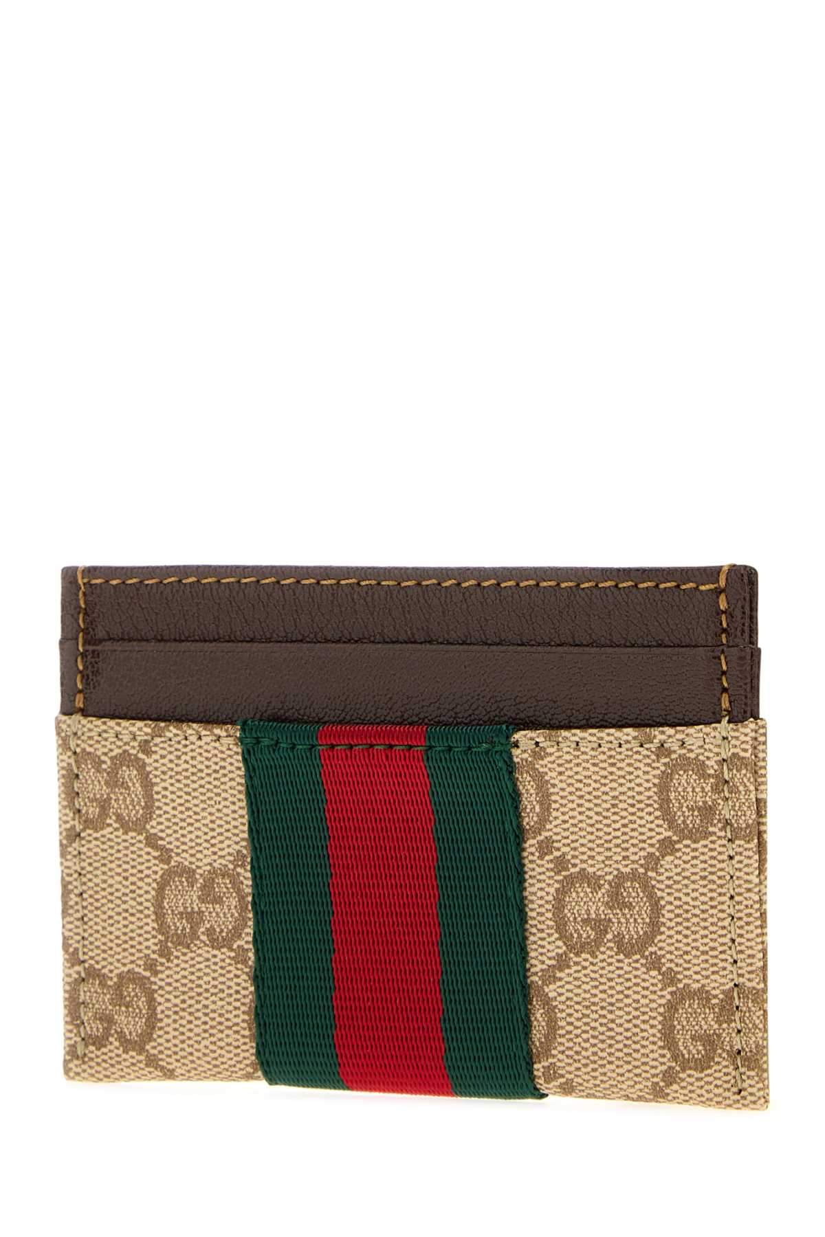 Gucci Women Gg Canvas Card Holder GUCCI