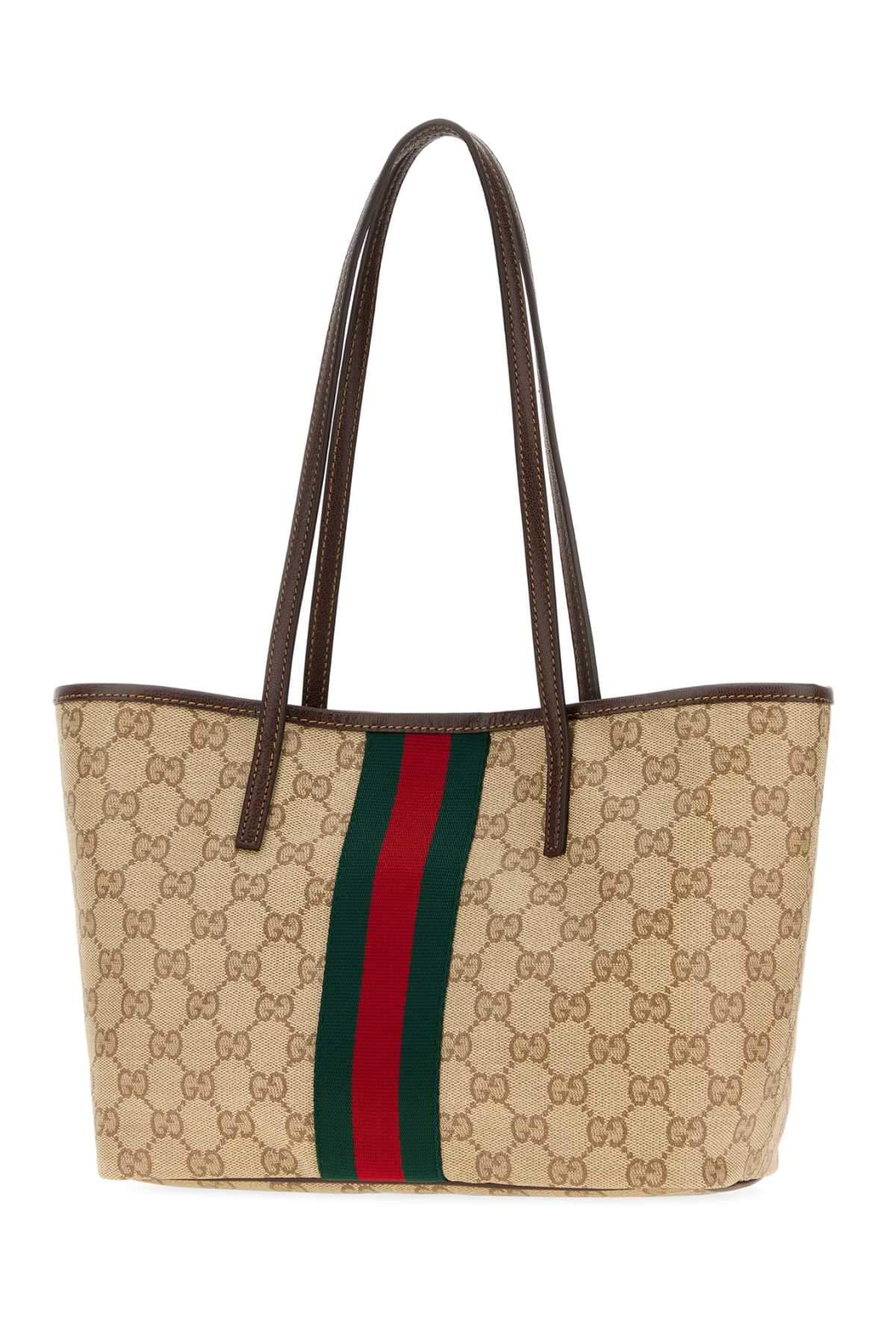 Gucci Women Printed Canvas Small Gucci Tribeca Shopping Bag GUCCI
